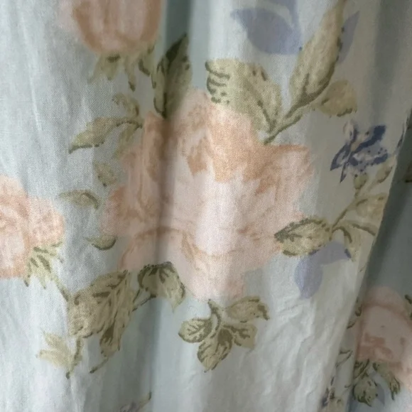 LoveShackFancy Pastel Blue and Cream Floral Dress - Picture 4 of 4